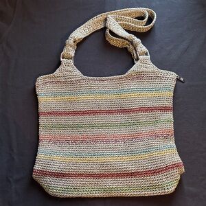 Multicolor Striped Women's Bag